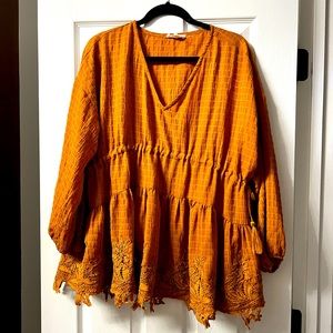 Burnt Orange Blouse